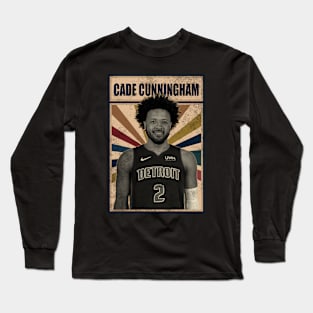 Detroit Pistons Cade Cunningham Long Sleeve T-Shirt